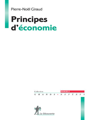 cover image of Principes d'économie